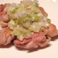 鶏のネギ塩焼き|まつこさん