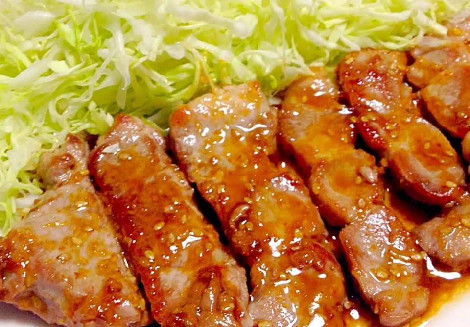 Fried pork chop with sesame barbecue sauce|Liezlさん