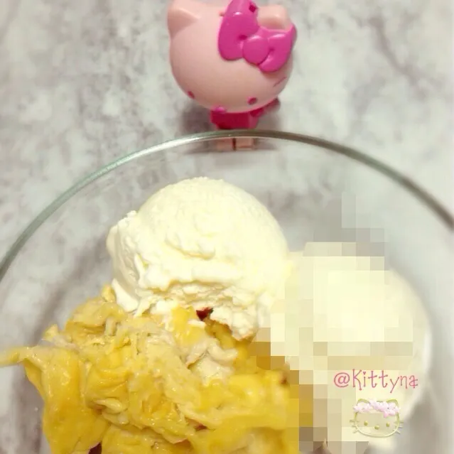 ✨ყ৩ଳଳყ ৳৷༩ऽ 👍新鲜榴莲➕ice-creαm ⊚⃝⸜(ू๑›◡ु‹๑)🎀|🎀Kittyna🌸さん