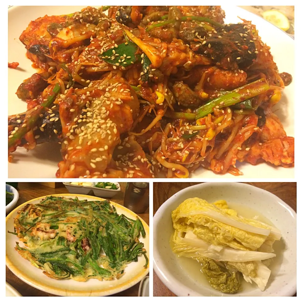 鮟鱇と大豆モヤシの辛蒸し(アグチム아구찜)@Seoul三成洞・木浦名家(목포명가)|juneshunさん