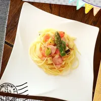 Snapdishの料理写真:夏野菜パスタ|milkさん