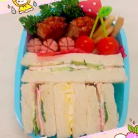 サンドイッチのお弁当|桜里さん