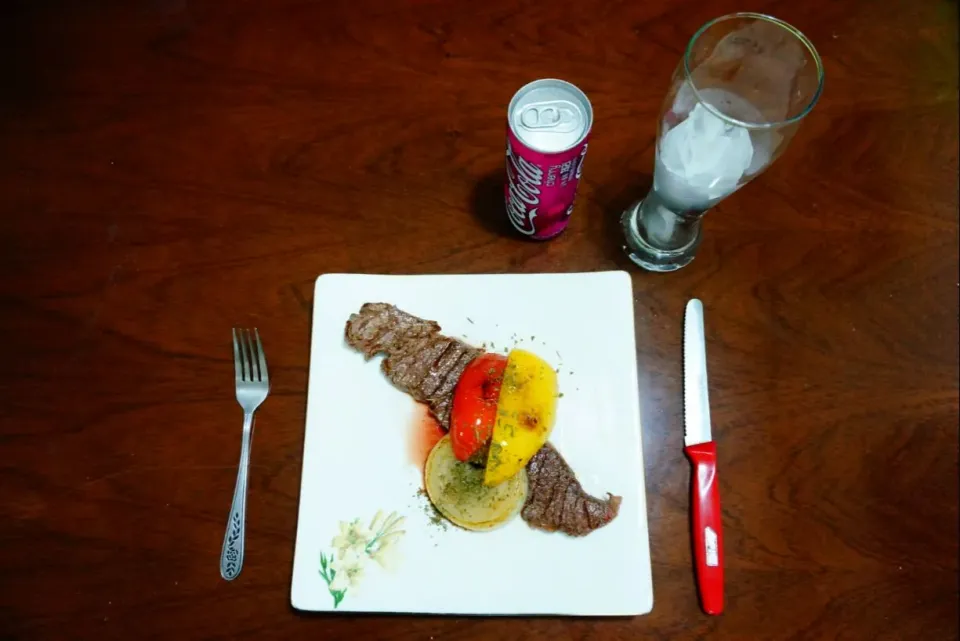 Beef steak with grilled veges|Susan Parkさん