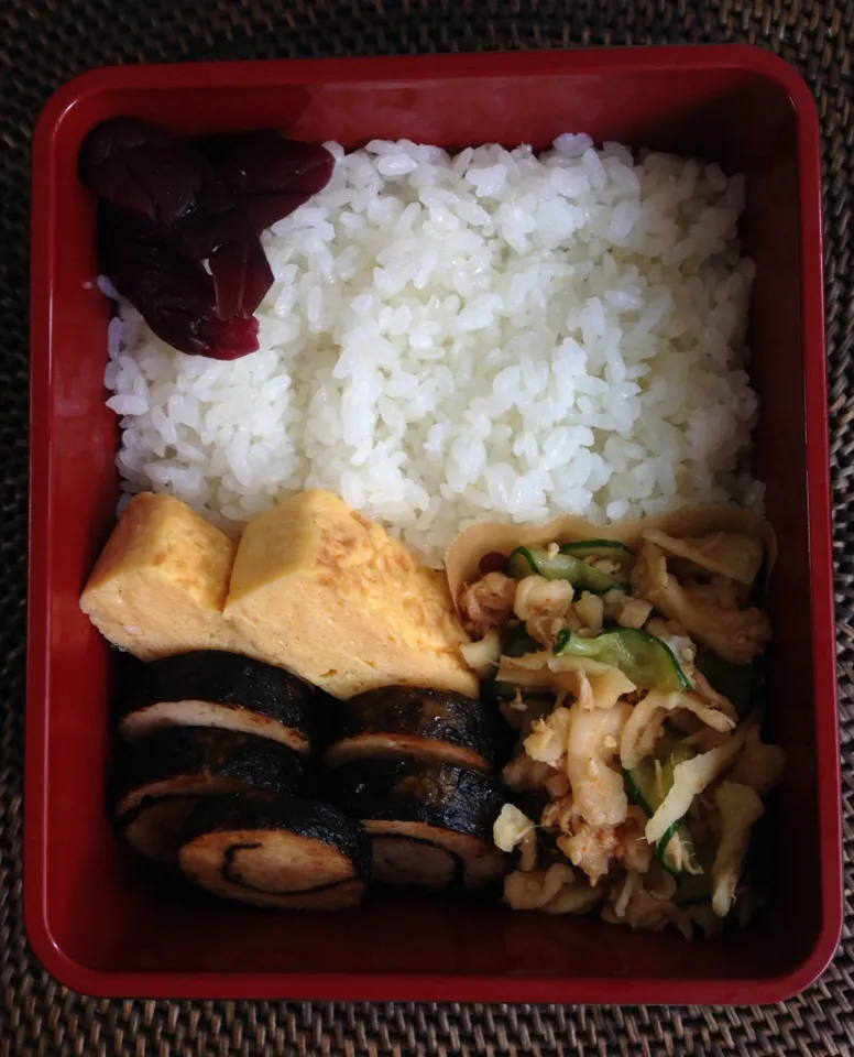 鶏胸肉の海苔巻き弁当|*なおみん*さん