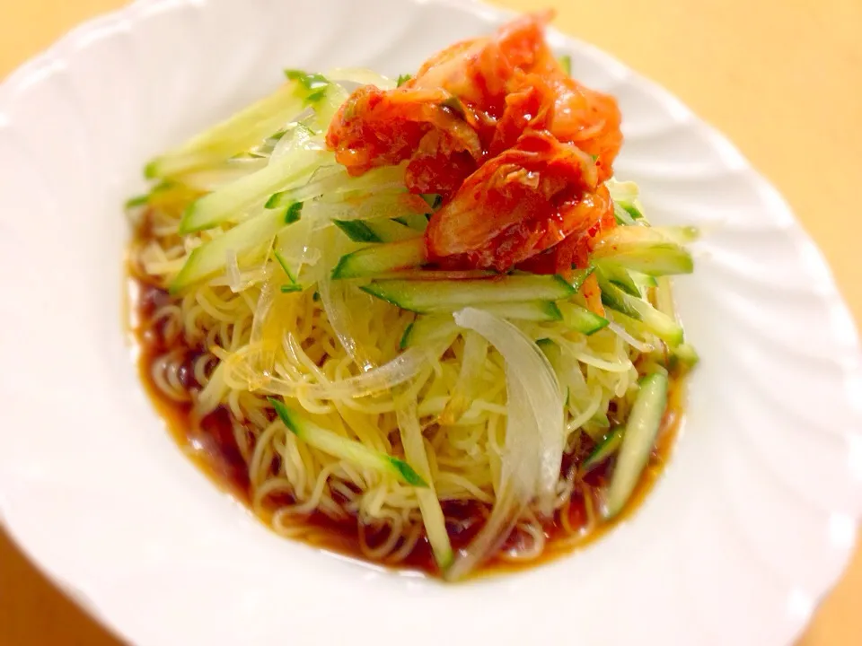 Snapdishの料理写真:冷やし中華 冷麺風♡|ryokoさん