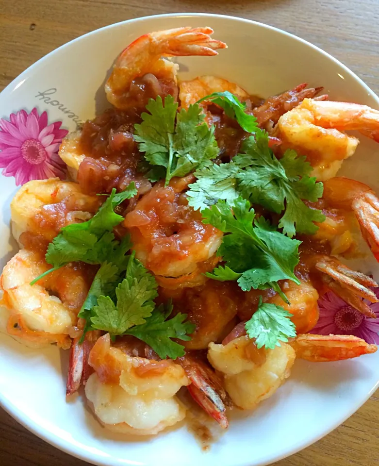 Fried shrimp with tamarind sauce|Rita L'amoritaさん