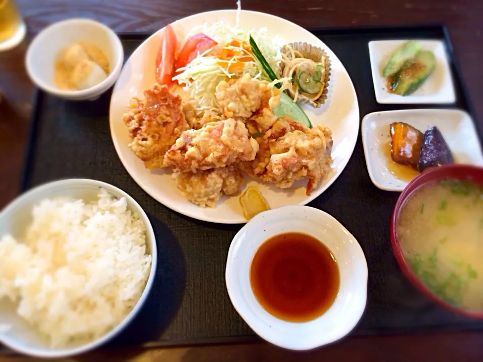 大分でとり天定食♡|ミャアさん