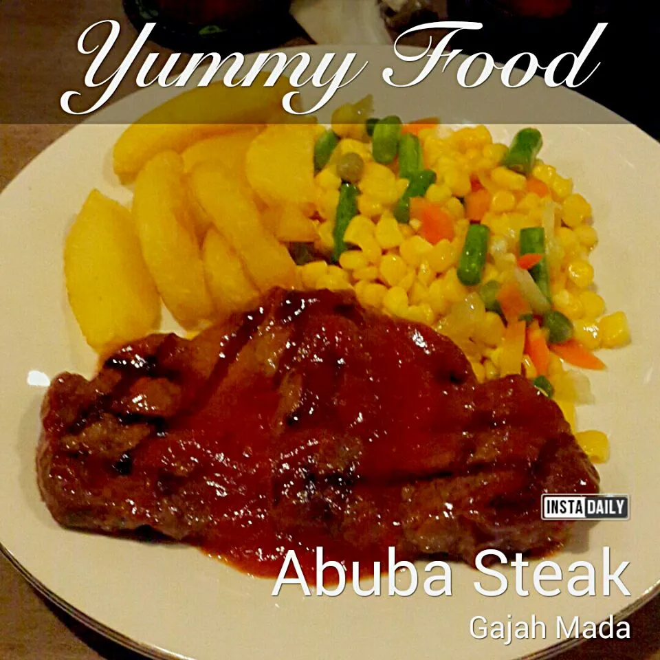 Well done Tenderloin with Barbeque Sauce @abubasteak GM|Fanny 🌸さん