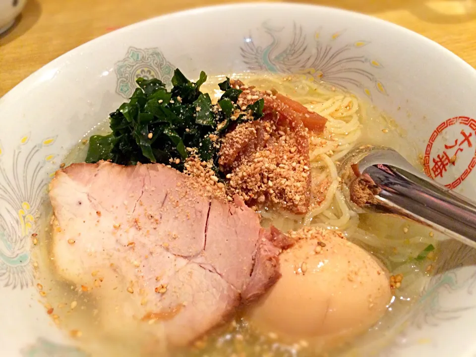 Snapdishの料理写真:冷やし塩ラーメン|ましゃさん