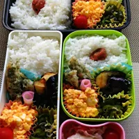 Snapdishの料理写真:８月８日３人弁当