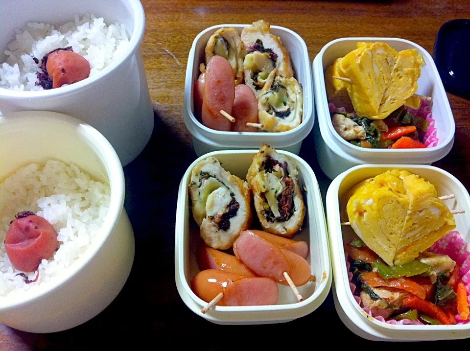 Snapdishの料理写真:彼氏へのお弁当(ؓؒؒؑؑؖؔؓؒؐؐ⁼̴̀ωؘؙؖؕؔؓؒؑؐؕ⁼̴̀ )♡|しおり。さん