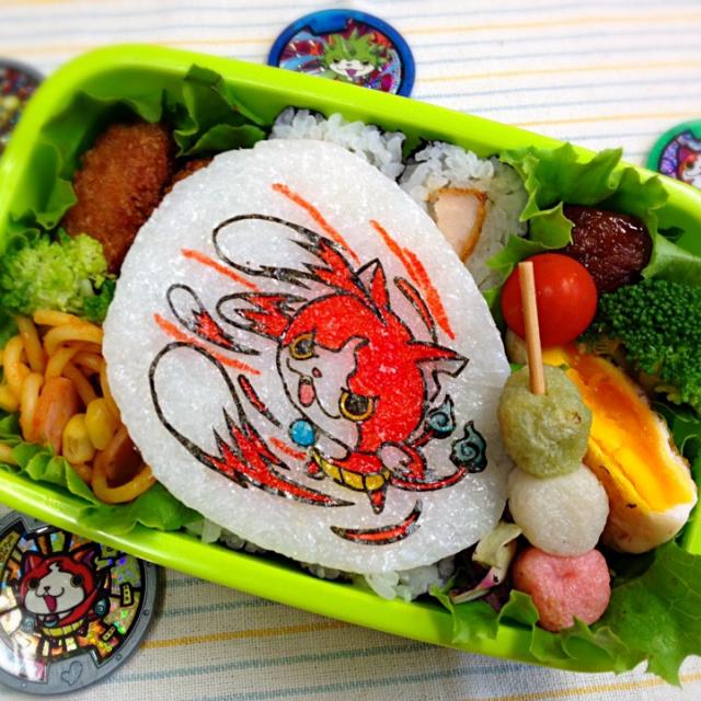 8 8 彩色海苔切り ジバニャン 百烈肉球de長男学童弁当 うっちー Snapdish スナップディッシュ Id 41rdsa