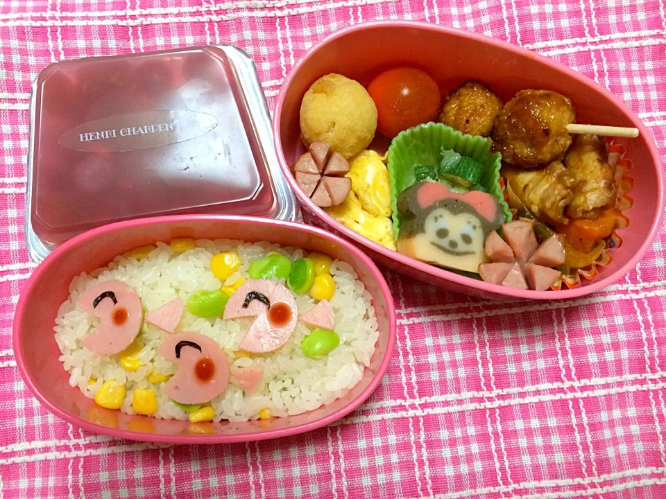 本日の学童弁当〜枝豆コーンご飯〜|こむぎさん