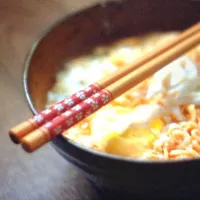 Snapdishの料理写真:Tom yum shrimp noodle|ジョジョさん