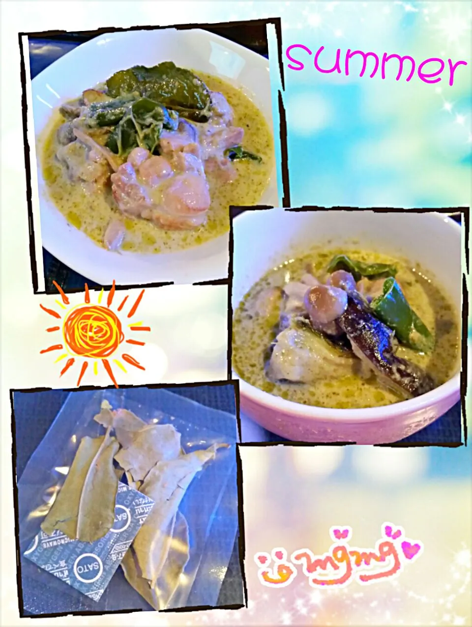 Snapdishの料理写真:グリーンカレー♡|mii’s⭐️お家ご飯さん