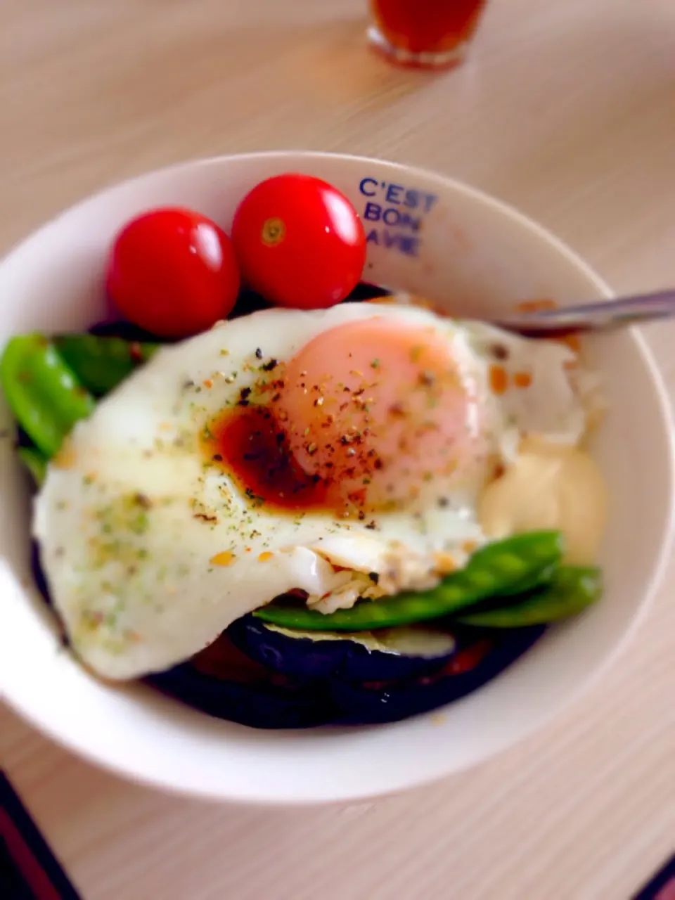 Snapdishの料理写真:野菜素揚げ丼|Ree23さん