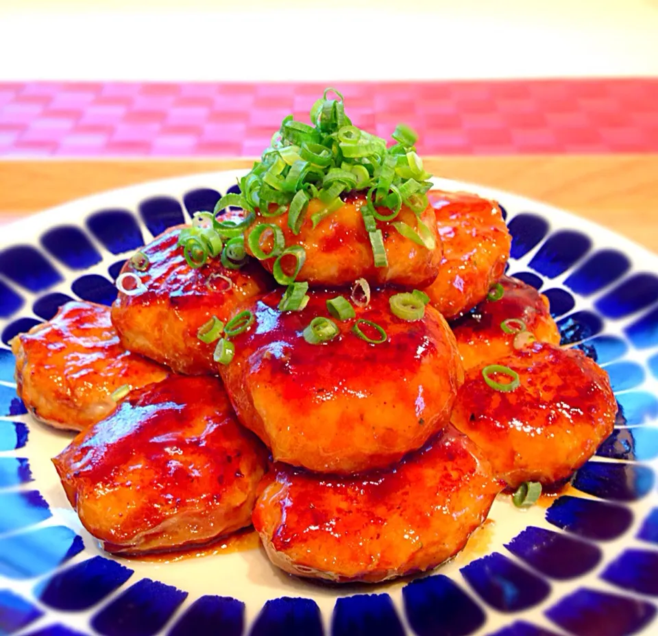 鶏もも照り焼きハンバーグ♡|くにぽんさん