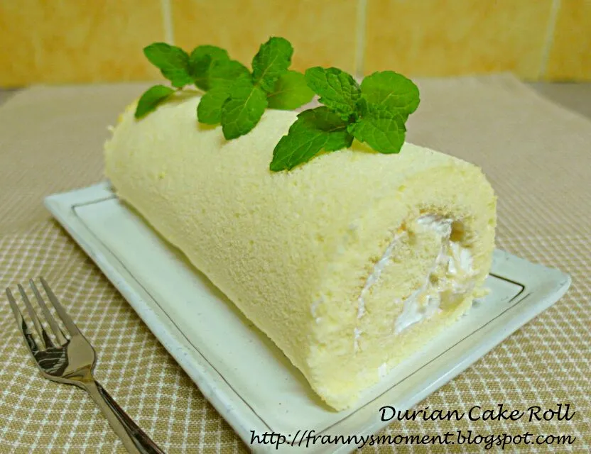 Durian cake roll 榴莲蛋糕卷|Frannyさん