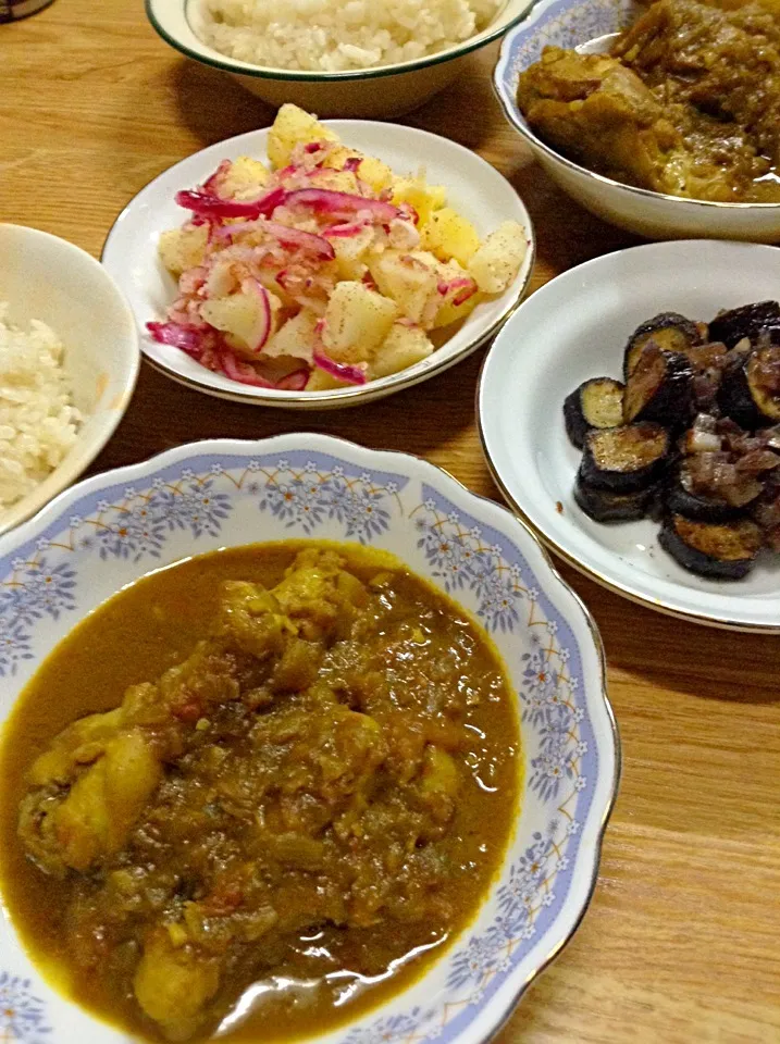 ミャンマー料理で晩ご飯|熊猫さん