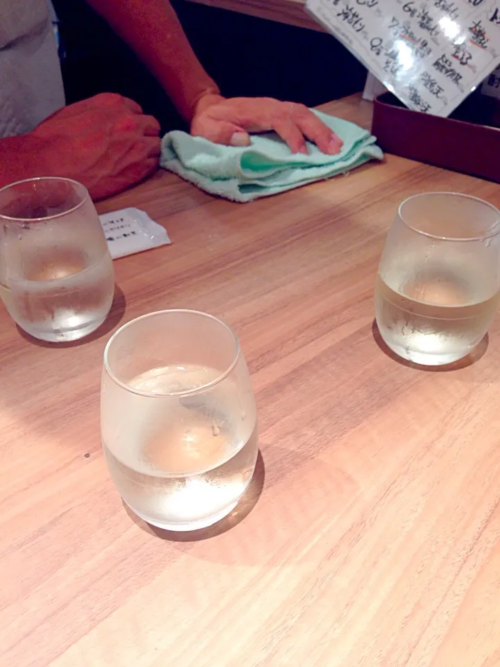 Snapdishの料理写真:俺のそばで日本酒 作と七田|ars-anuenueさん