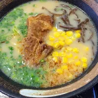 Snapdishの料理写真:知覧 黒豚ラーメン|エリックさん