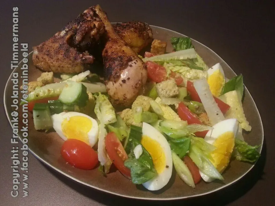 Chicken with salad|Frank&Jolanda - Eteninbeeldさん