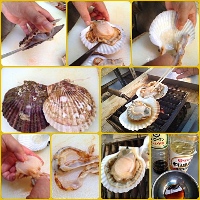 お皿に☆天然ホタテ貝殻 2枚 夏休み工作 お皿に☆天然ホタテ貝殻 2枚 夏休み工作