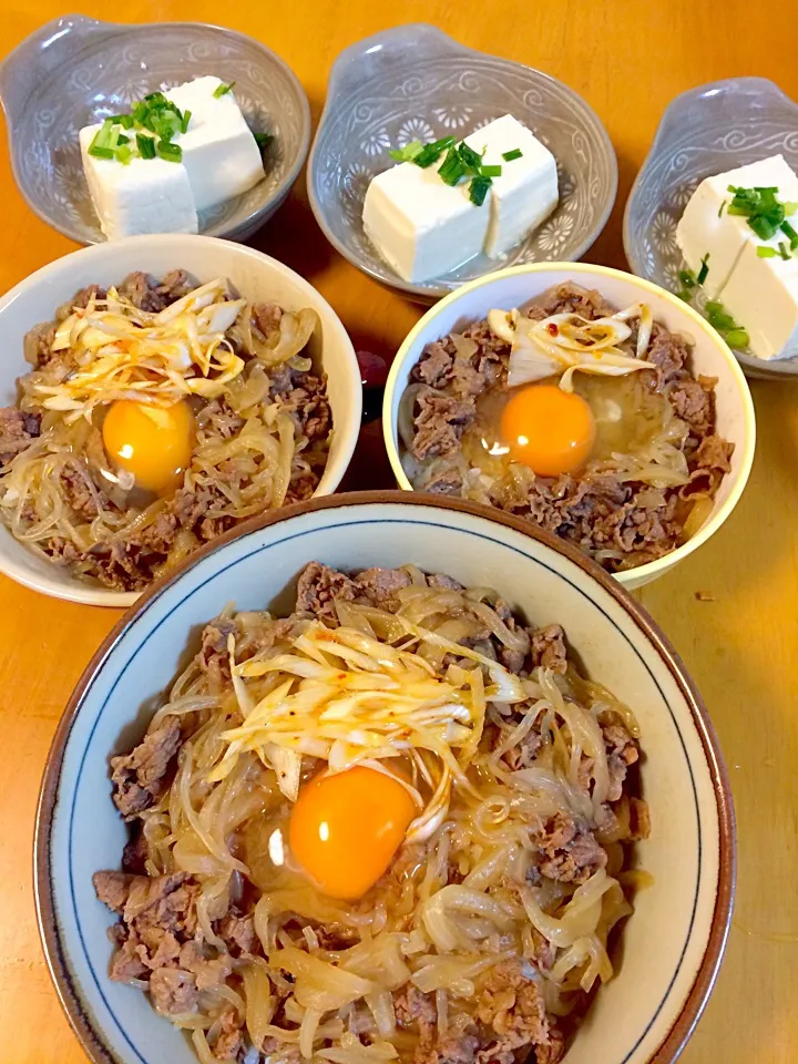 朝から牛丼♪|☆マミ☆さん