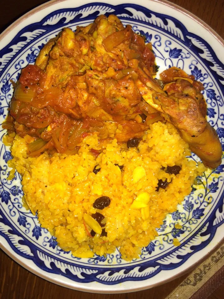 Snapdishの料理写真:Kuwaiti chicken & rice|Anna Louiseさん