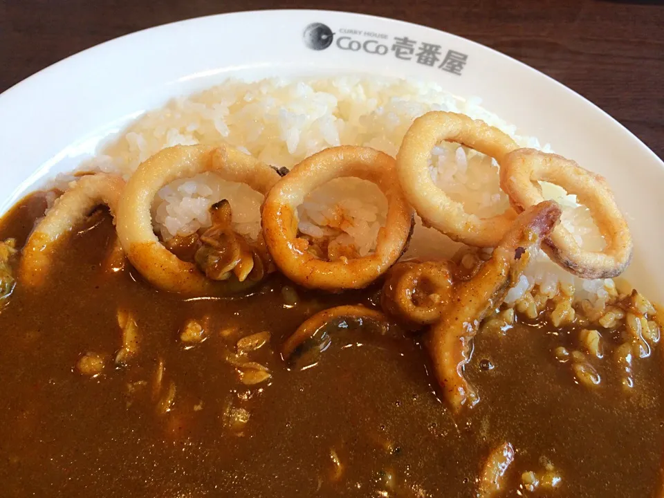 エビあさりカレー、イカトッピング、5辛|buhizouさん