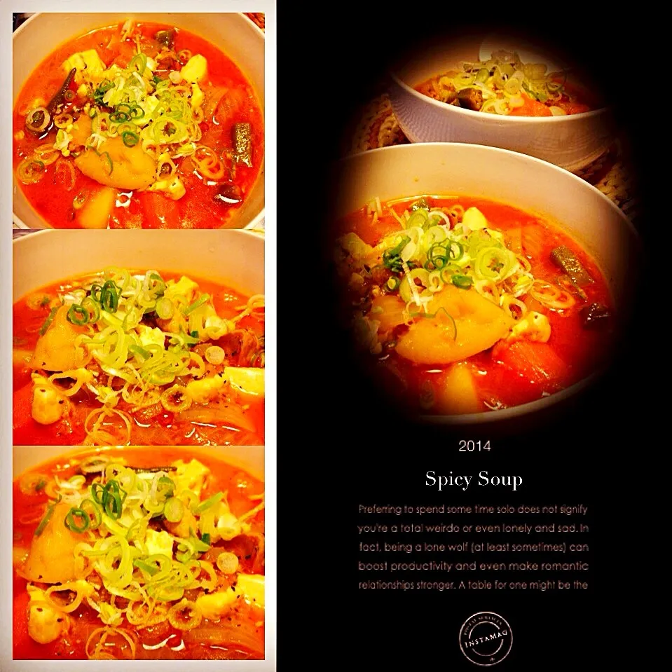 Spicy Chicken & Tofu Soup|Emanuel Hayashiさん