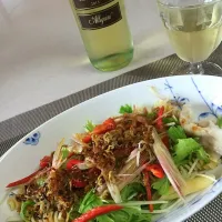 カリカリじゃこと水菜のパスタ|Tomokoさん