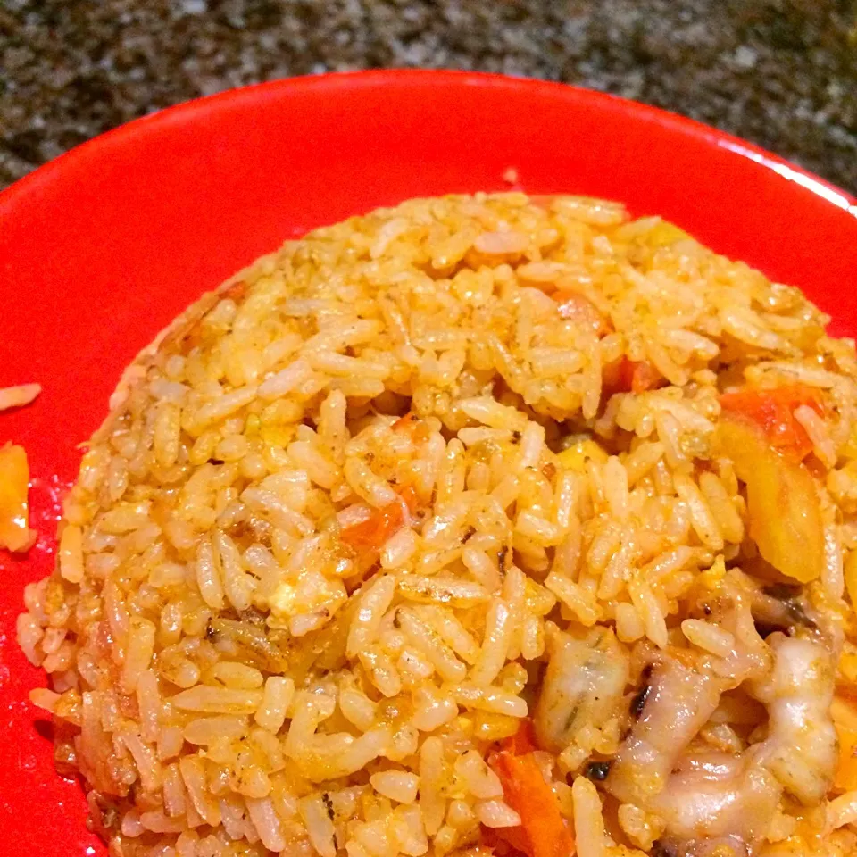 Ketchup sea food fire rice|ashley koさん