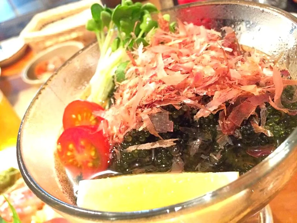 Okinawa sea grasses salad|ashley koさん