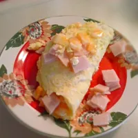 brunch! turkey and cheese omelette!|LaLeasha Frankさん