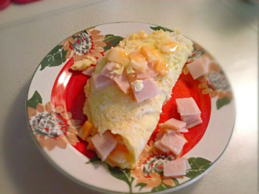 brunch! turkey and cheese omelette!|LaLeasha Frankさん