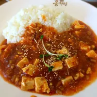 Snapdishの料理写真:마파두부 덮밥 / 麻婆豆腐 丼(マパドゥブ どんぶり)|조 영랑(趙 栄郞 /Jo YoungRhang)さん