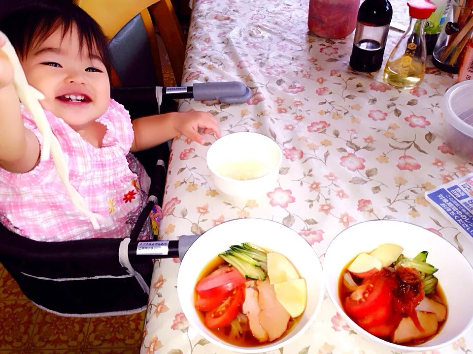 海琴とジジババの昼ごはん|山根あみさん