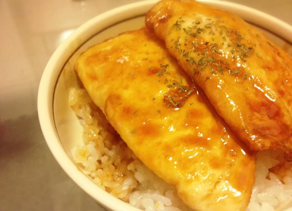 半熟卵の甘酢がけ丼♡|ちひろさん