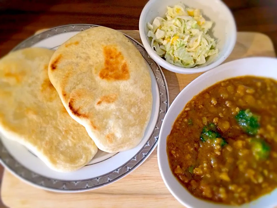 ナンとひき肉カレー|AYUMIさん