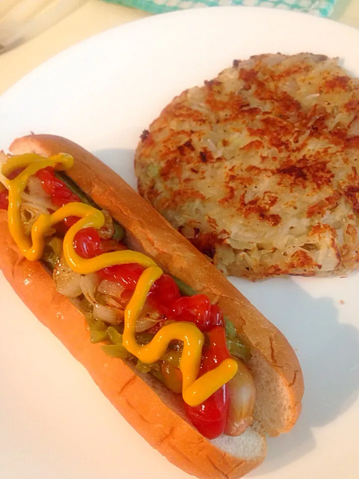 Rosti & hot dog ..... Fusion or just out of ideas.|penny limさん