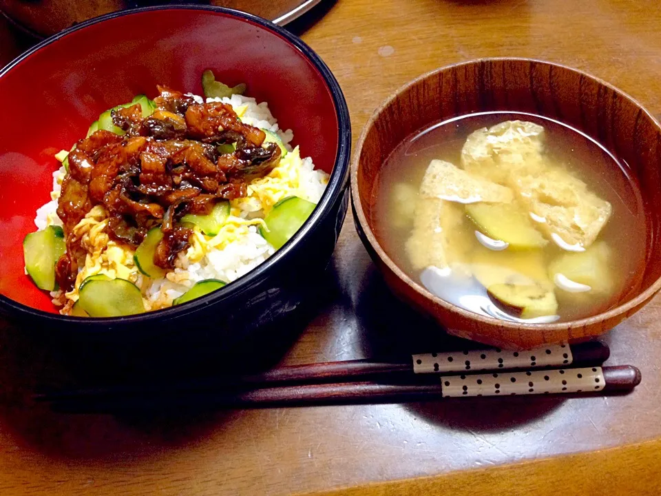 うなぎ櫃まぶし なすのお味噌汁|晴香さん