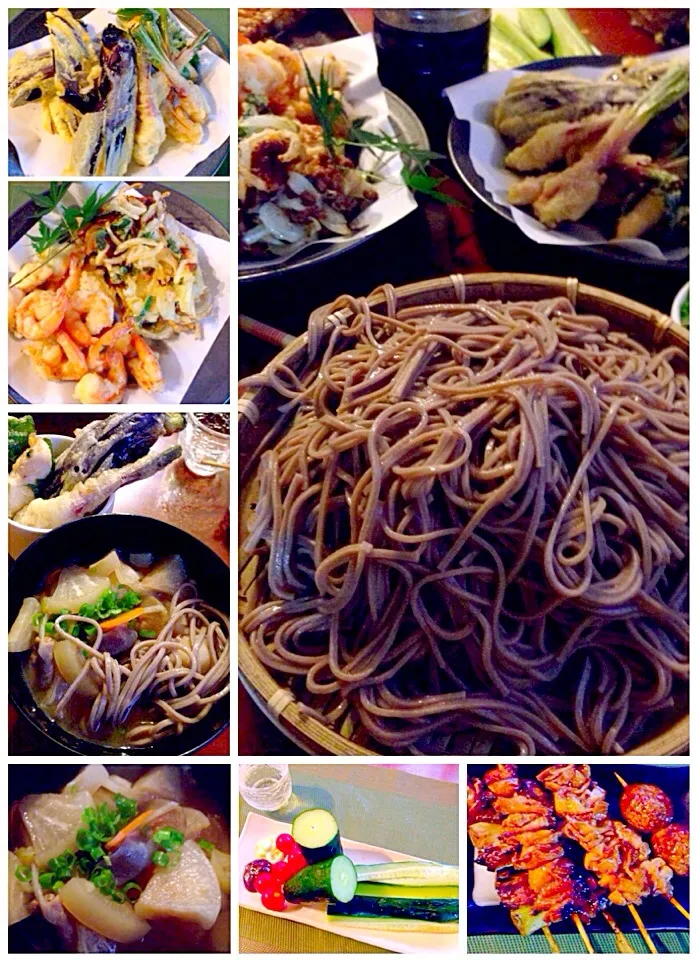 Today's Dinner🍴Buckwheat noodles topped w/tempura🍶天麩羅そば|🌈Ami🍻さん