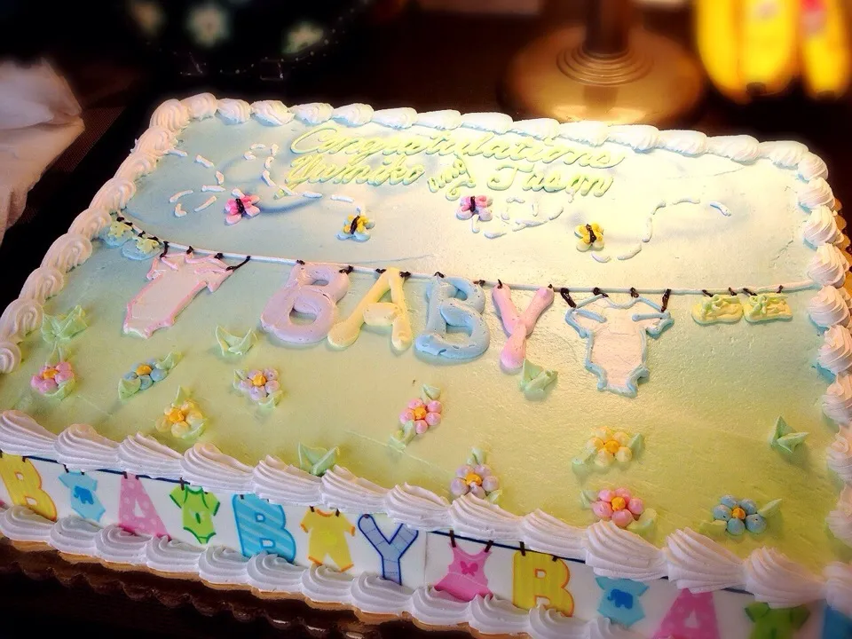 Friends' Baby shower cake|Momongacleさん