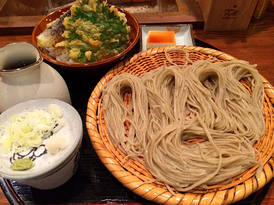 戸隠そばと野菜天丼|もうちゃんさん