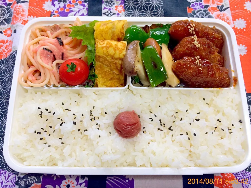 旦那ちゃん弁当〜2014.8.11|こんぺいとうさん