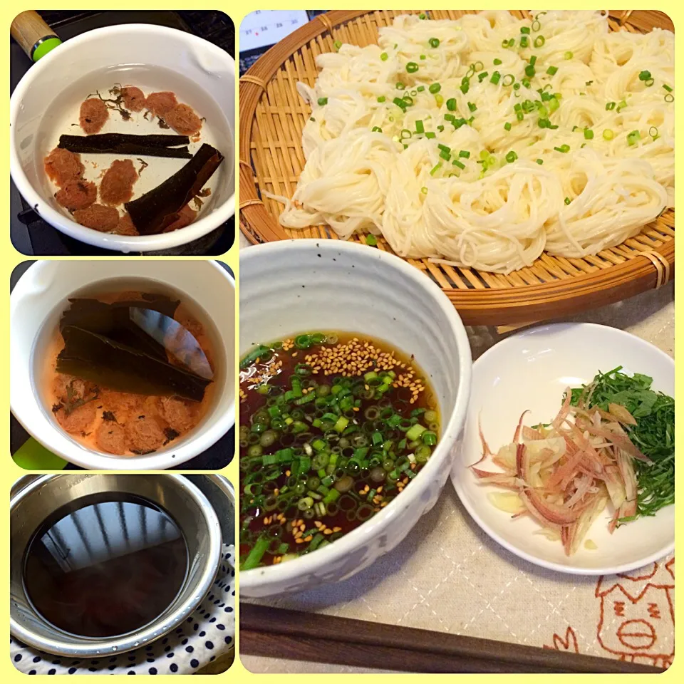 梅干しのタネそうめんつゆ(o⁰⊖⁰o)お片づけ料理|morimi32さん