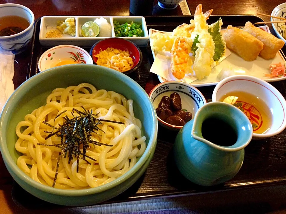 ざるぶっかけ定食|とみさんさん