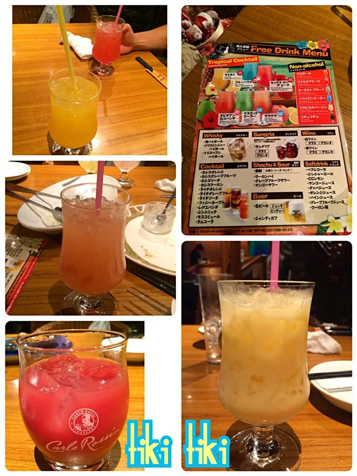 TIKI TIKIにて、お酒も沢山頂きました🍹|みきぴょん♪さん