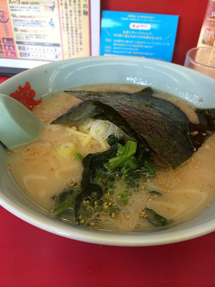 次男(小6)と自転車ラーメンの旅:山岡家 塩とんこつ|マツさん